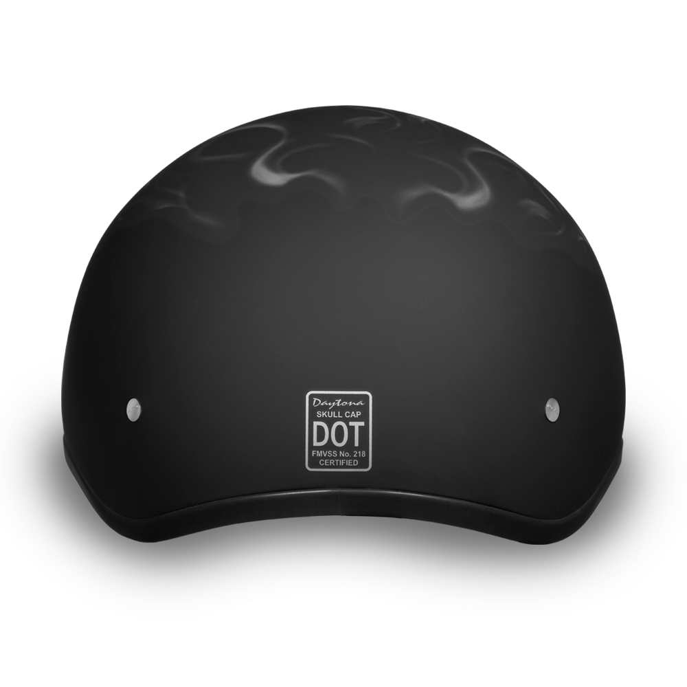 D6-PS D.O.T. DAYTONA SKULL CAP - W/ PISTONS SKULL - Image 3