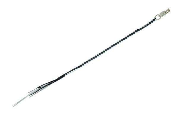 GBW204 Leather Biker Whip-White/Black - Image 9