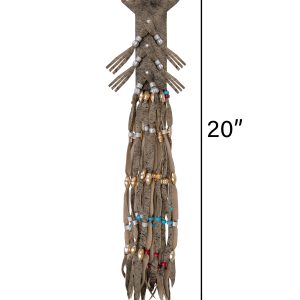 Dream Apparel Women Rub Off Grey Leather Motorcycle Ponytail Holder