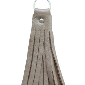 Dream Apparel Tan Leather Key Chain