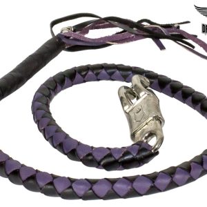 Dream Apparel Purple & Black Get Back Whip For Motorcycle